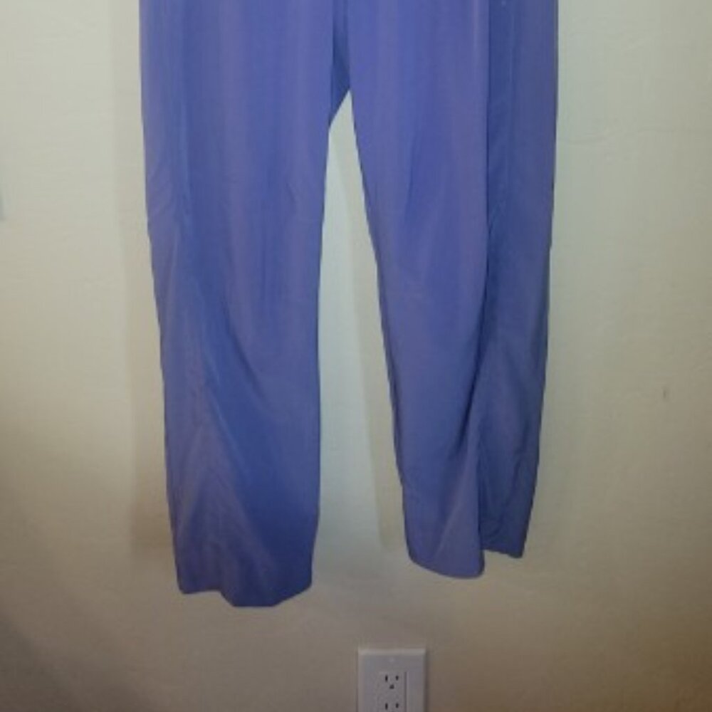 Athleta Pants size 8 Lavender Purple Drawstring Lightweight 8T - Picture 10 of 12